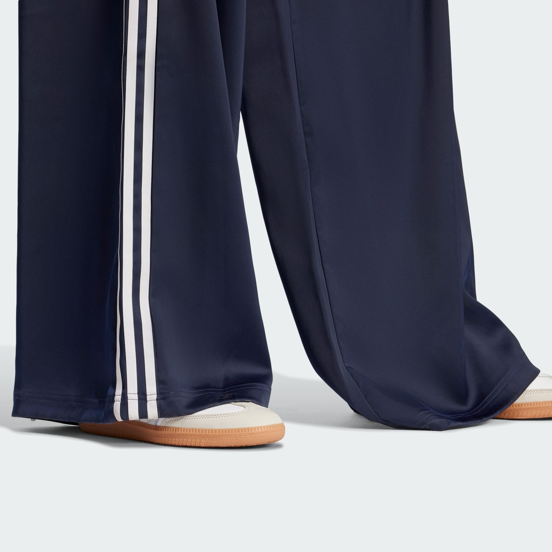 Adicolor Satin Wide Leg Track Pants - 6
