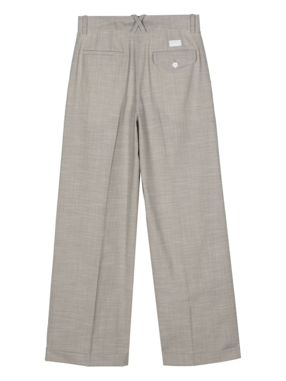 wide-leg tailored trousers - 2