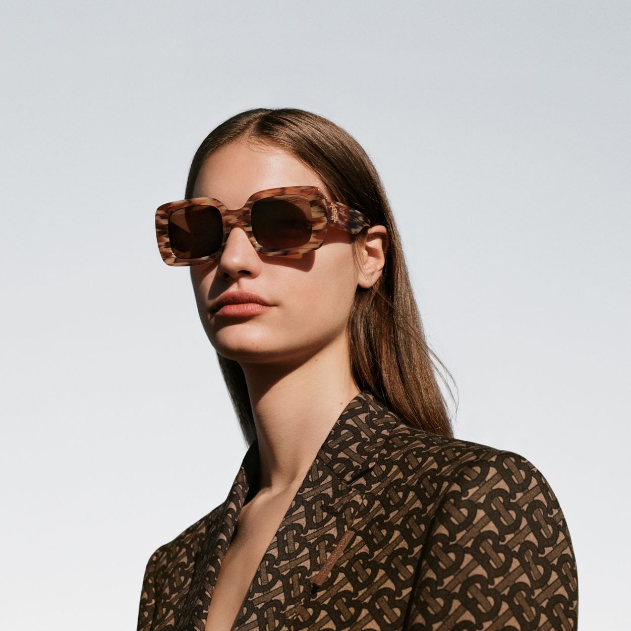 Monogram Motif Square Frame Sunglasses - 9