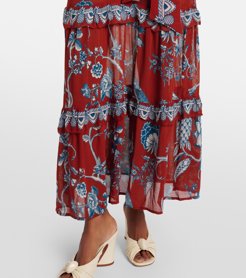Tropical Landing ruffled maxi dress 5