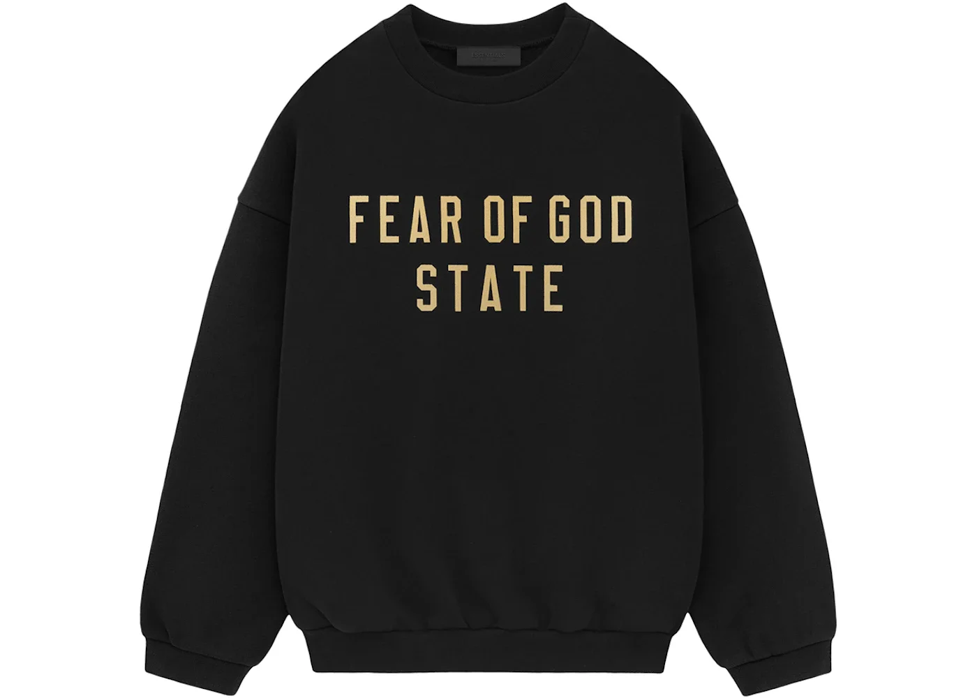 Fear of God Essentials Fleece Crewneck Black - 1