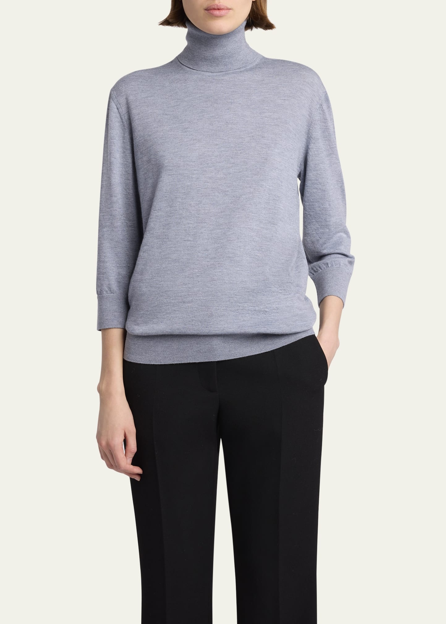 Hevos Cashmere Turtleneck Top - 4