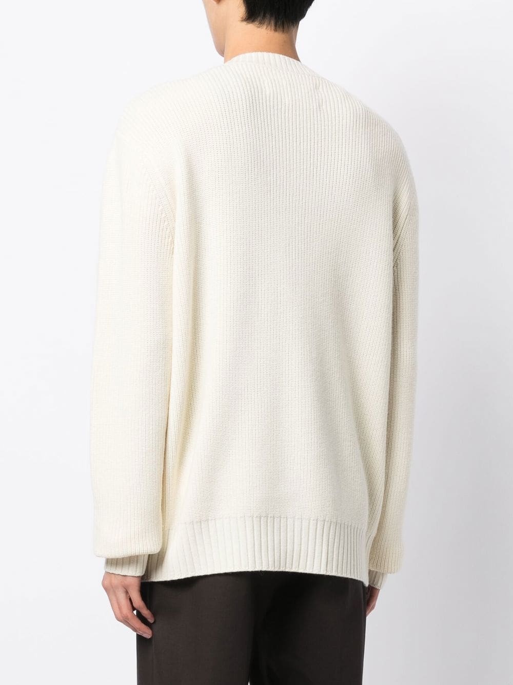 deconstructed wool jumper - 4