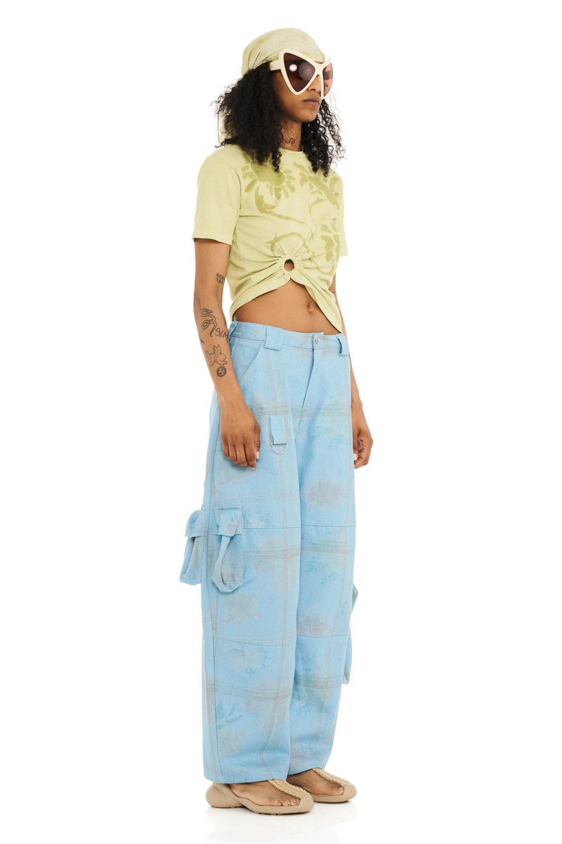 DENIM PICNIC LAWN CARGO PANT 3