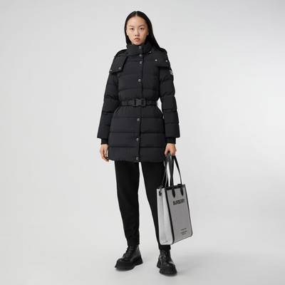 Burberry Detachable Hood Belted Puffer Coat outlook