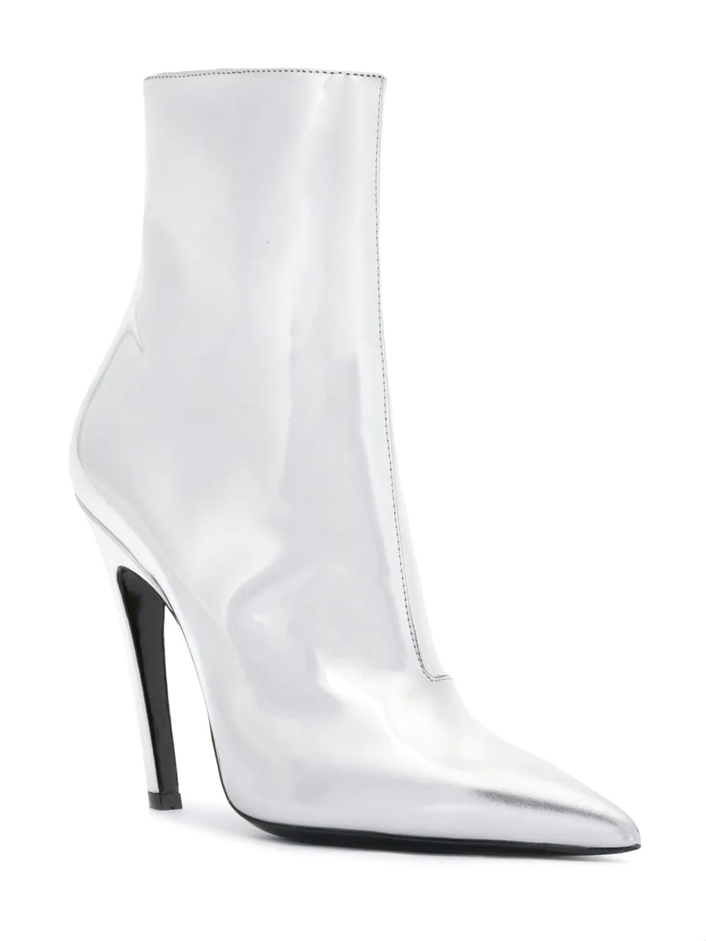 Silver Talon Mirror 80 Ankle Boots - 3