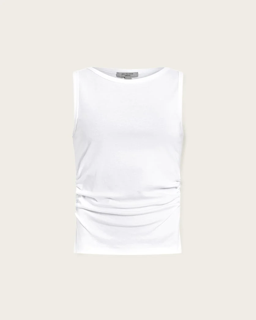 KATARINA BOAT NECK SLIM FIT TANK TOP - 1