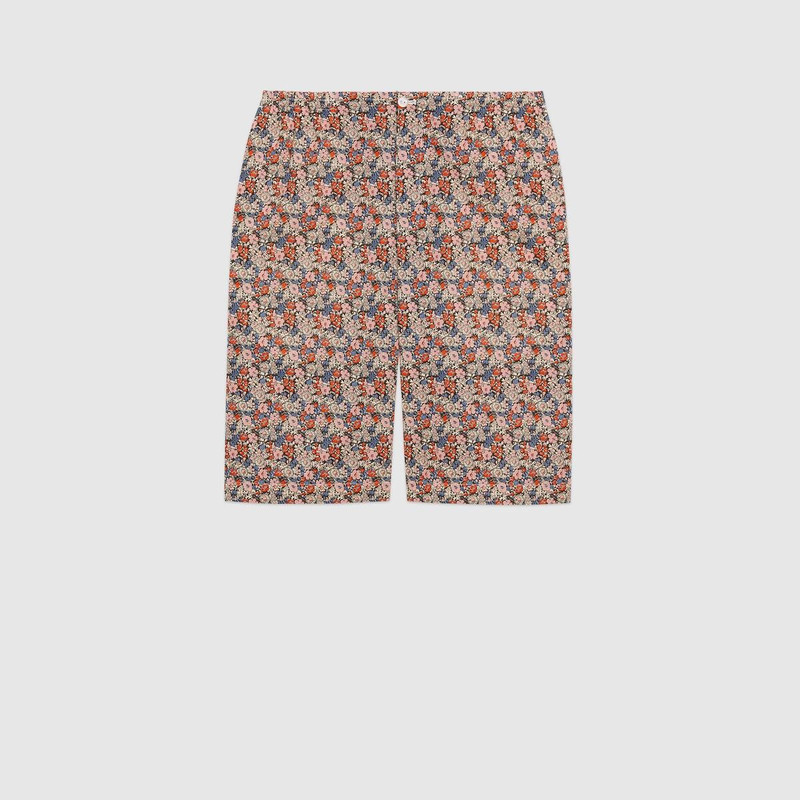 Gucci Liberty floral cotton shorts 1