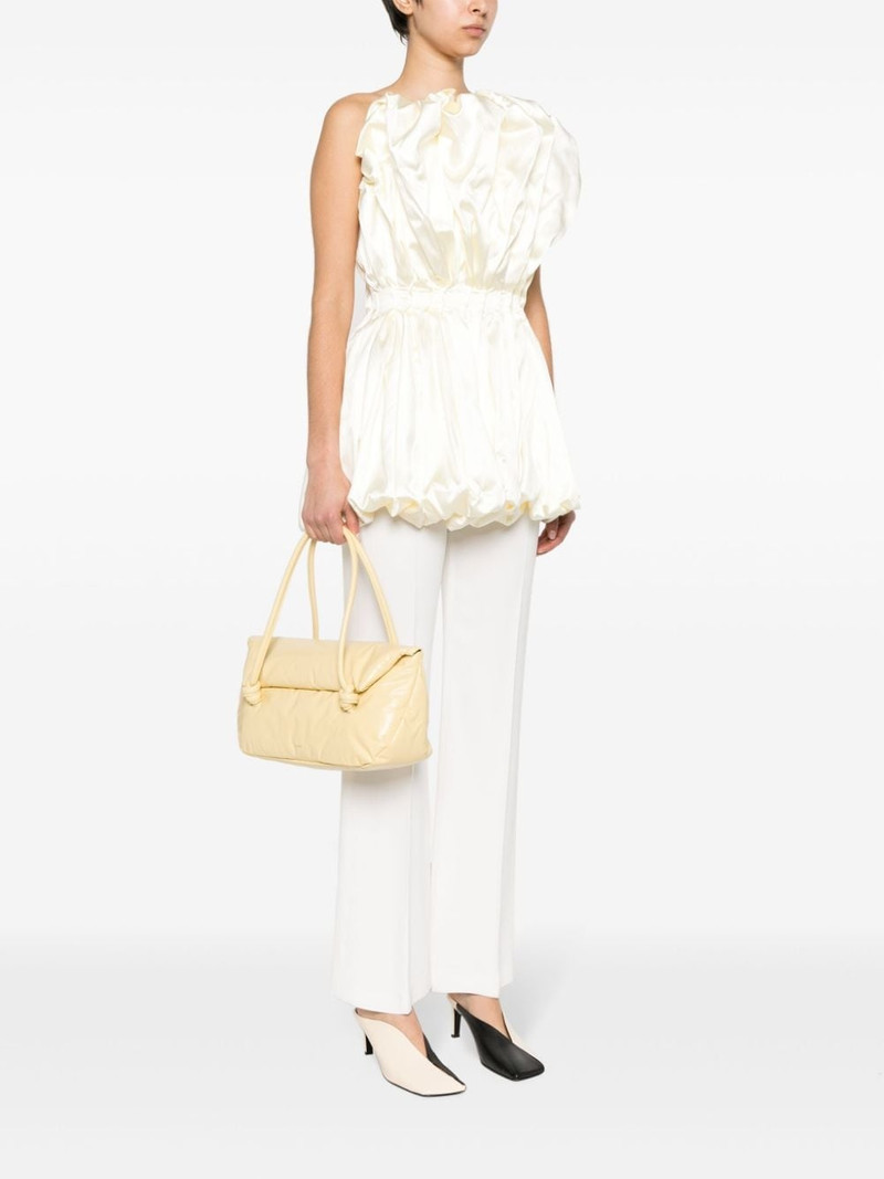 Jil Sander knot-detail leather tote bag outlook