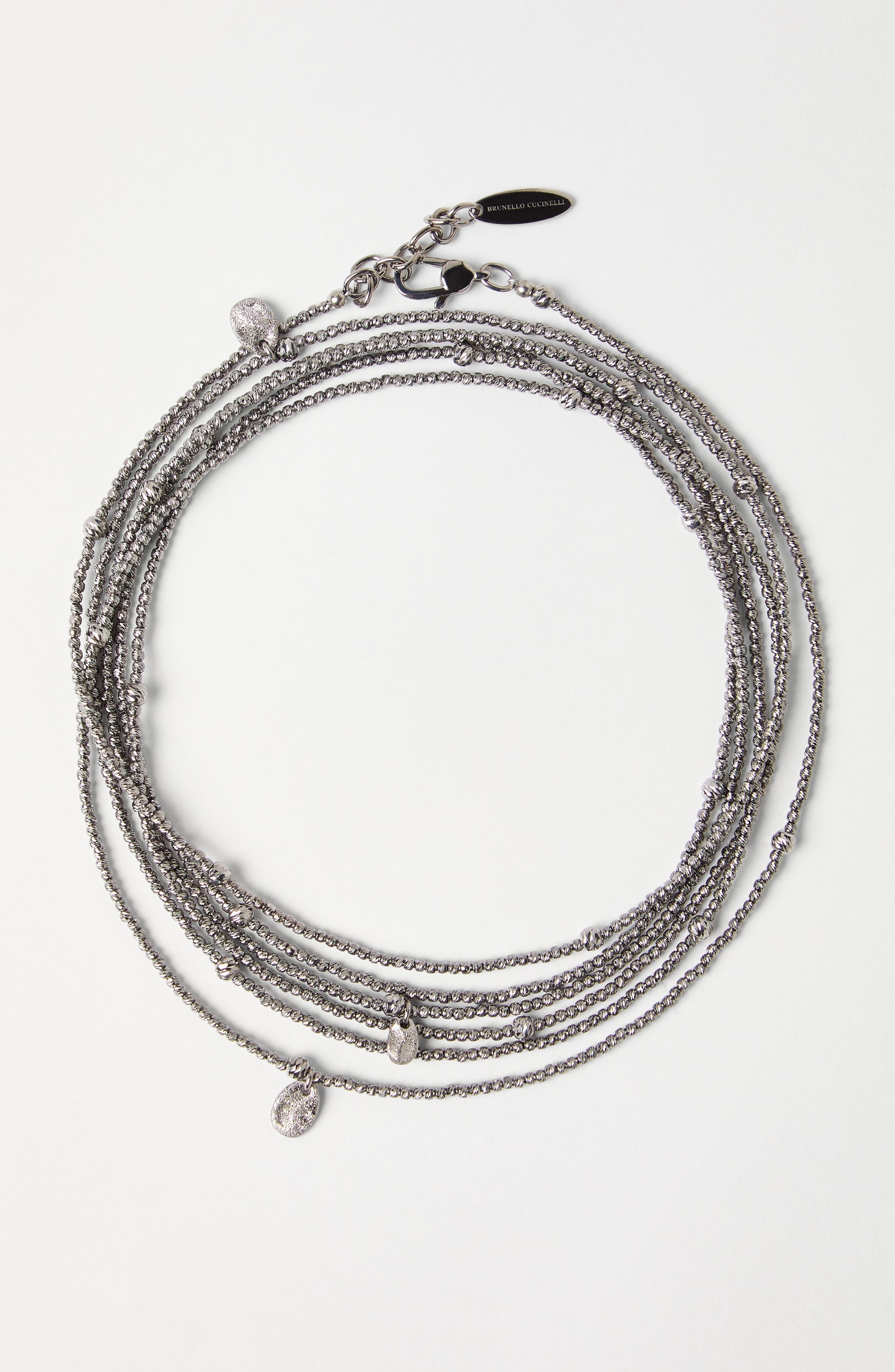 Brunello Cucinelli Wrap Bracelet in Silver at Nordstrom - 2