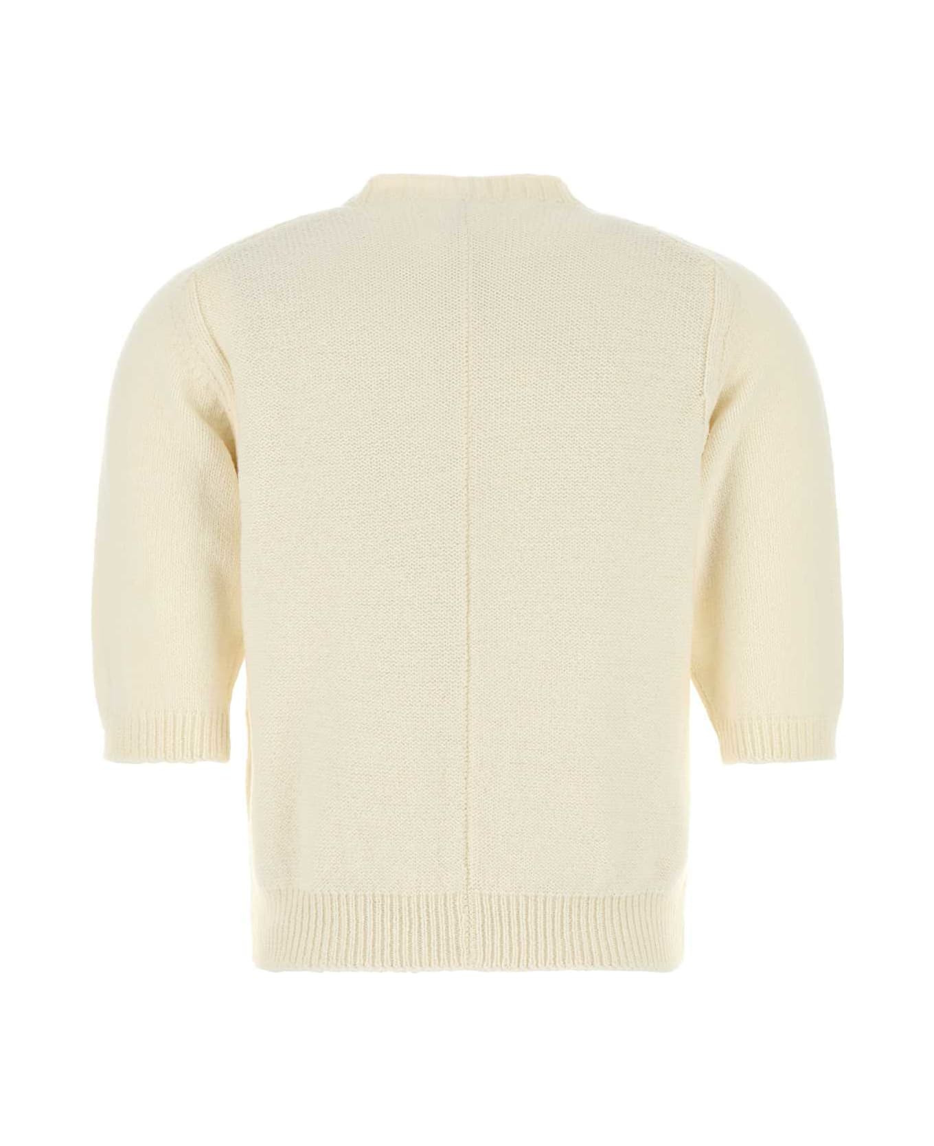 Ivory Wool Sweater - 2
