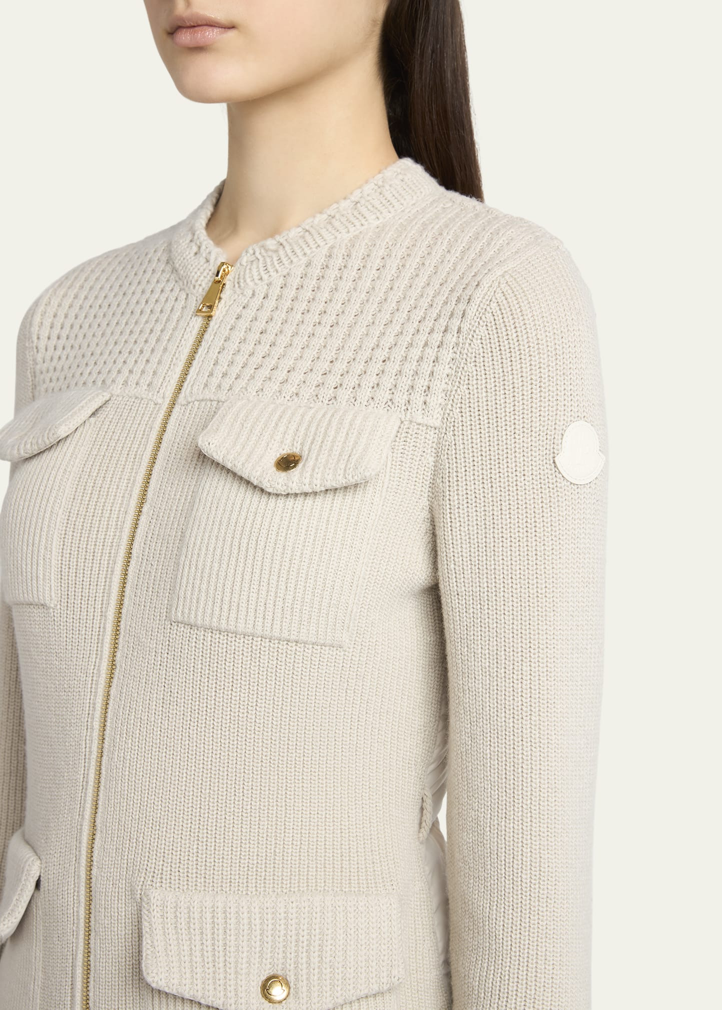 Wool Zip Cardigan - 5
