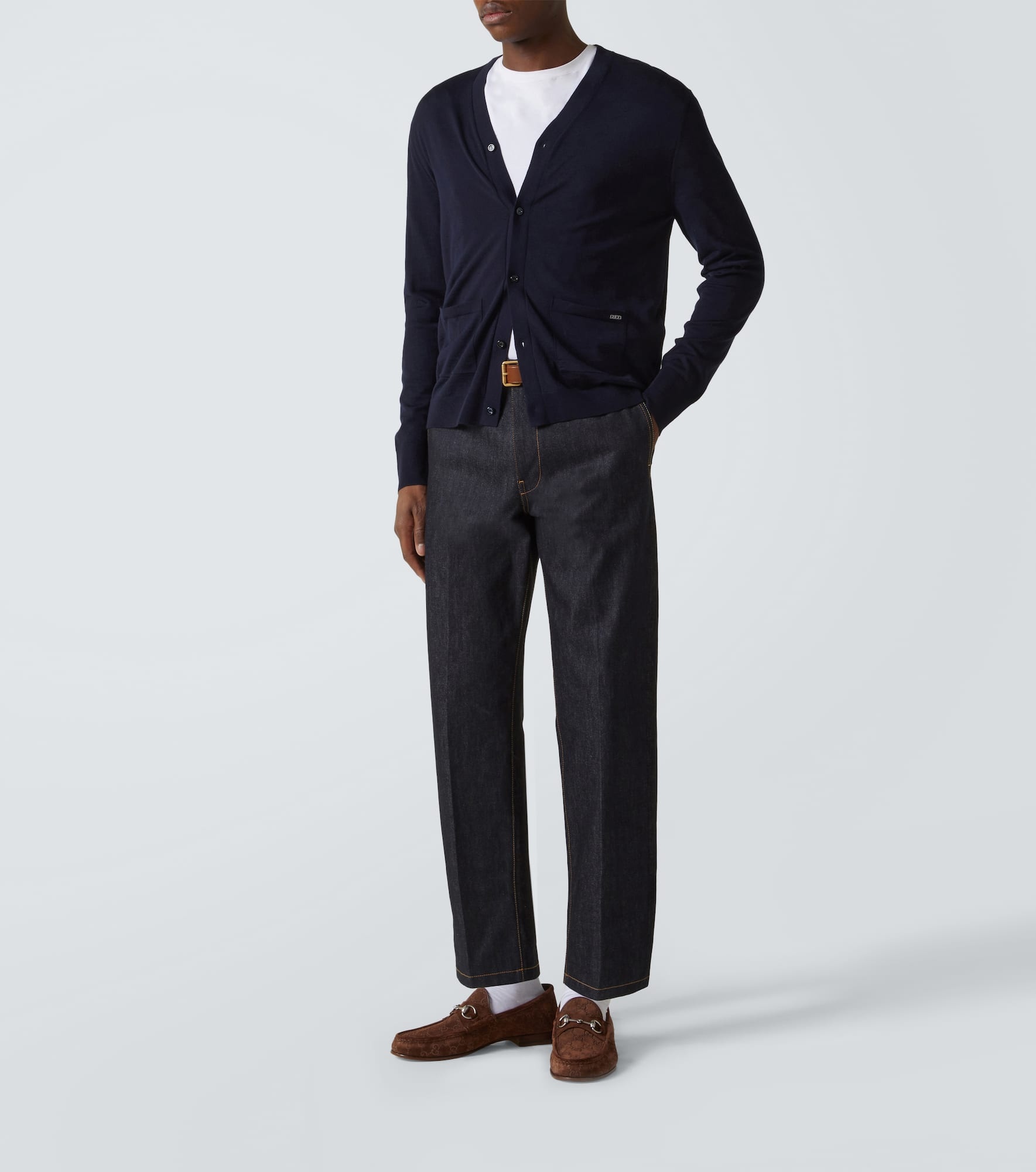 Logo wool cardigan - 2