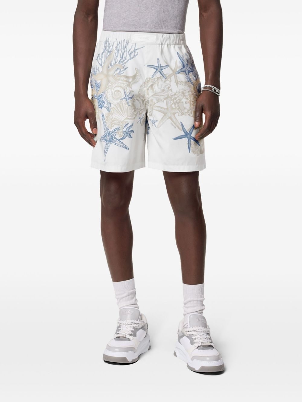 Barocco Sea cotton shorts - 3