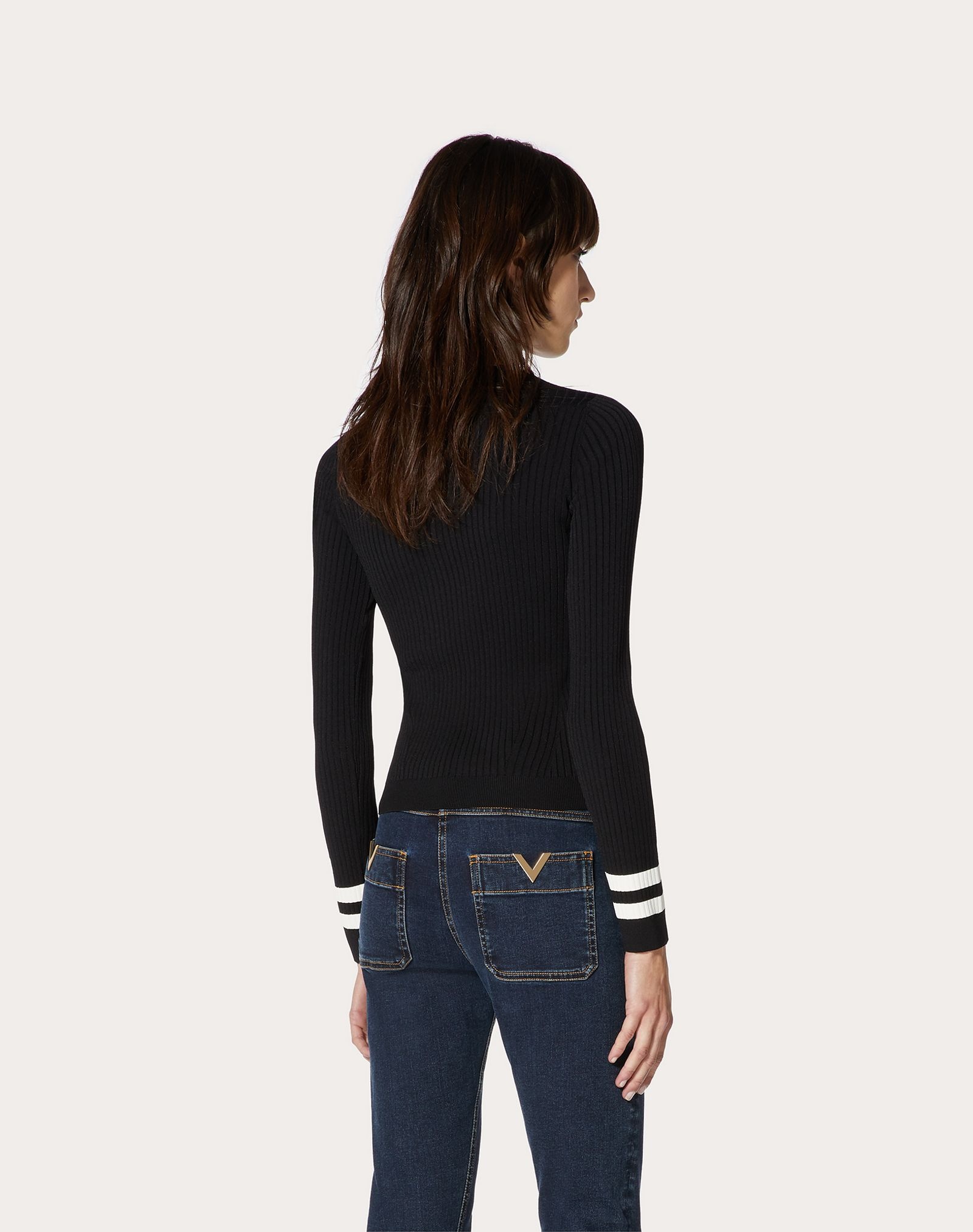 VLTN Stretch-Viscose Sweater - 4