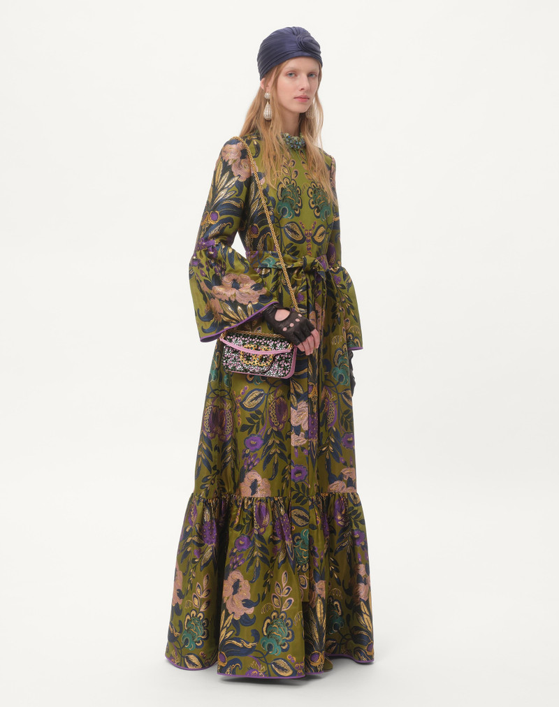 VALENTINO GARAVANI LOCÒ SMALL SHOULDER BAG EMBROIDERED WITH JEWEL LOGO 2