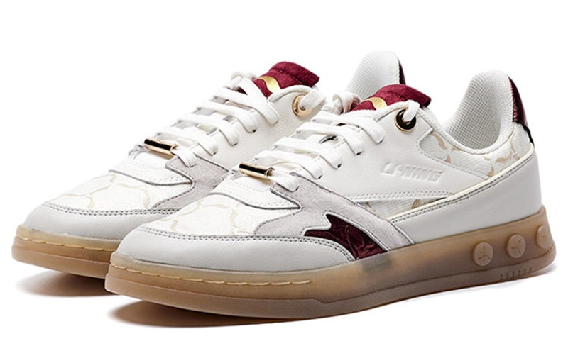 Li-Ning (WMNS) Li-Ning 1990 'White Red Tan' ALFR124-4 outlook