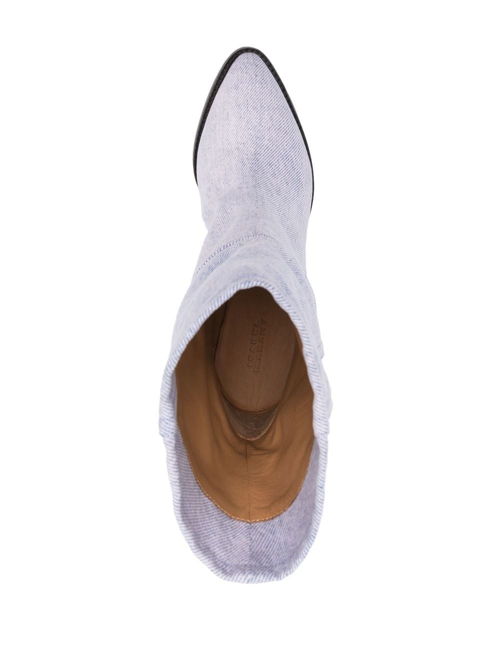 90mm pointed suede ankle boots - 4