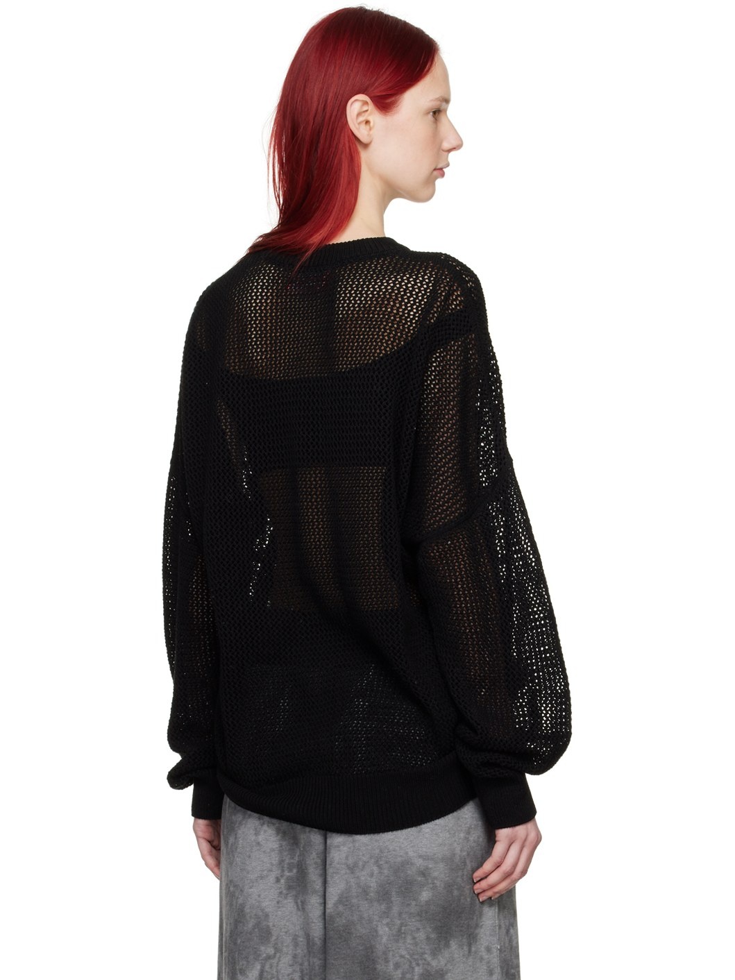 Black Selfie Sweater - 3