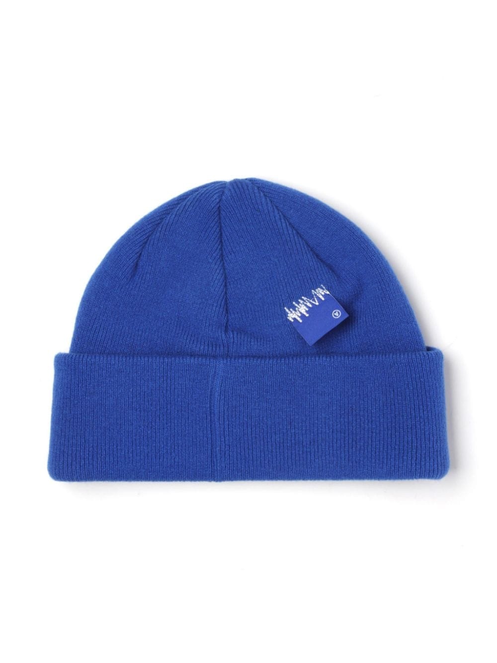 logo-appliquÃ© ribbed-knit beanie - 2