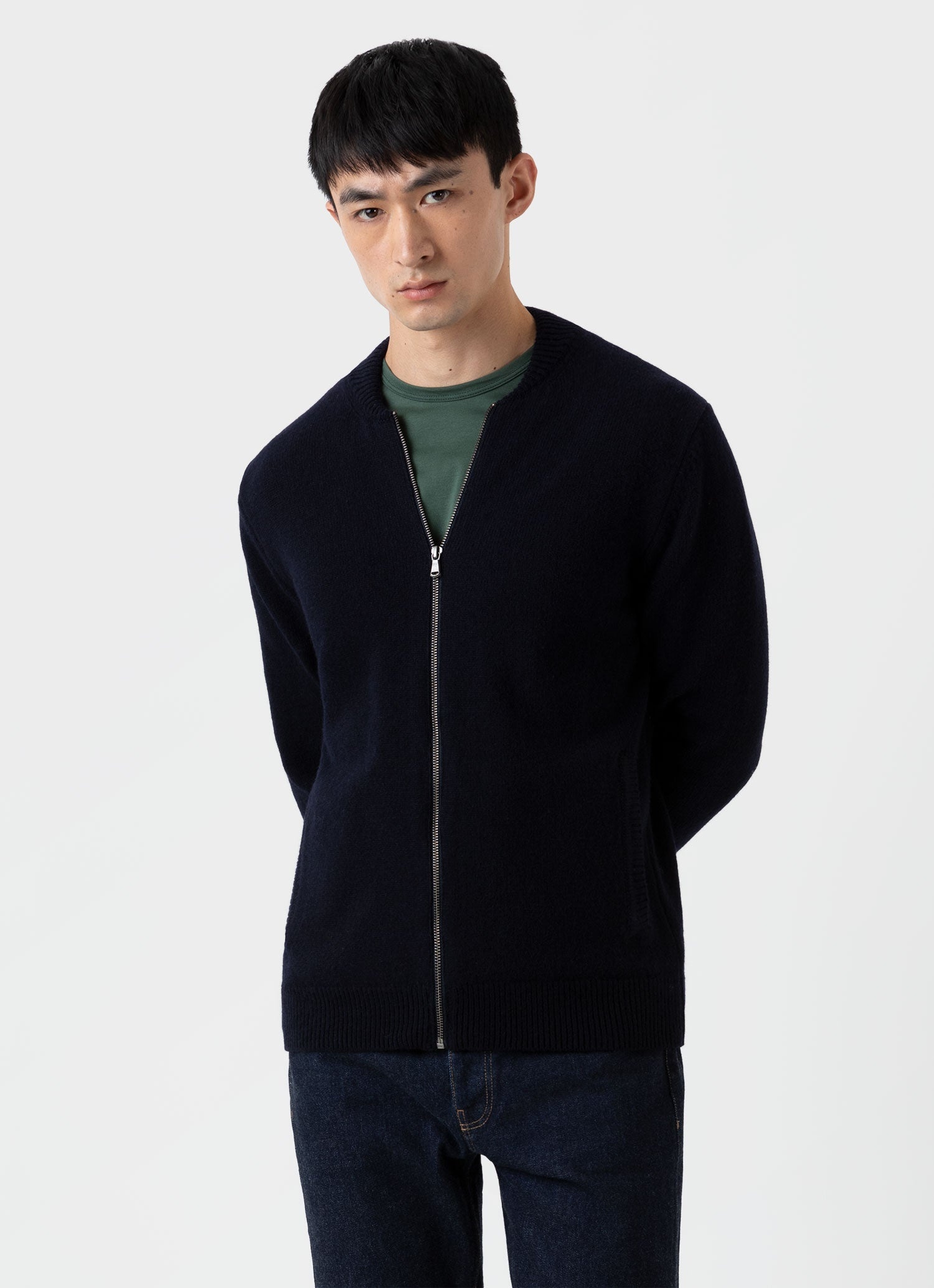 Knit Bomber Jacket - 2