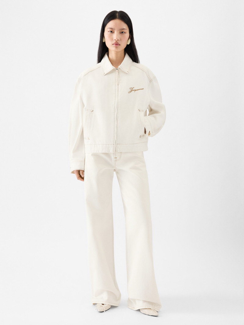 JACQUEMUS The Canevas de-Nîmes denim jacket outlook