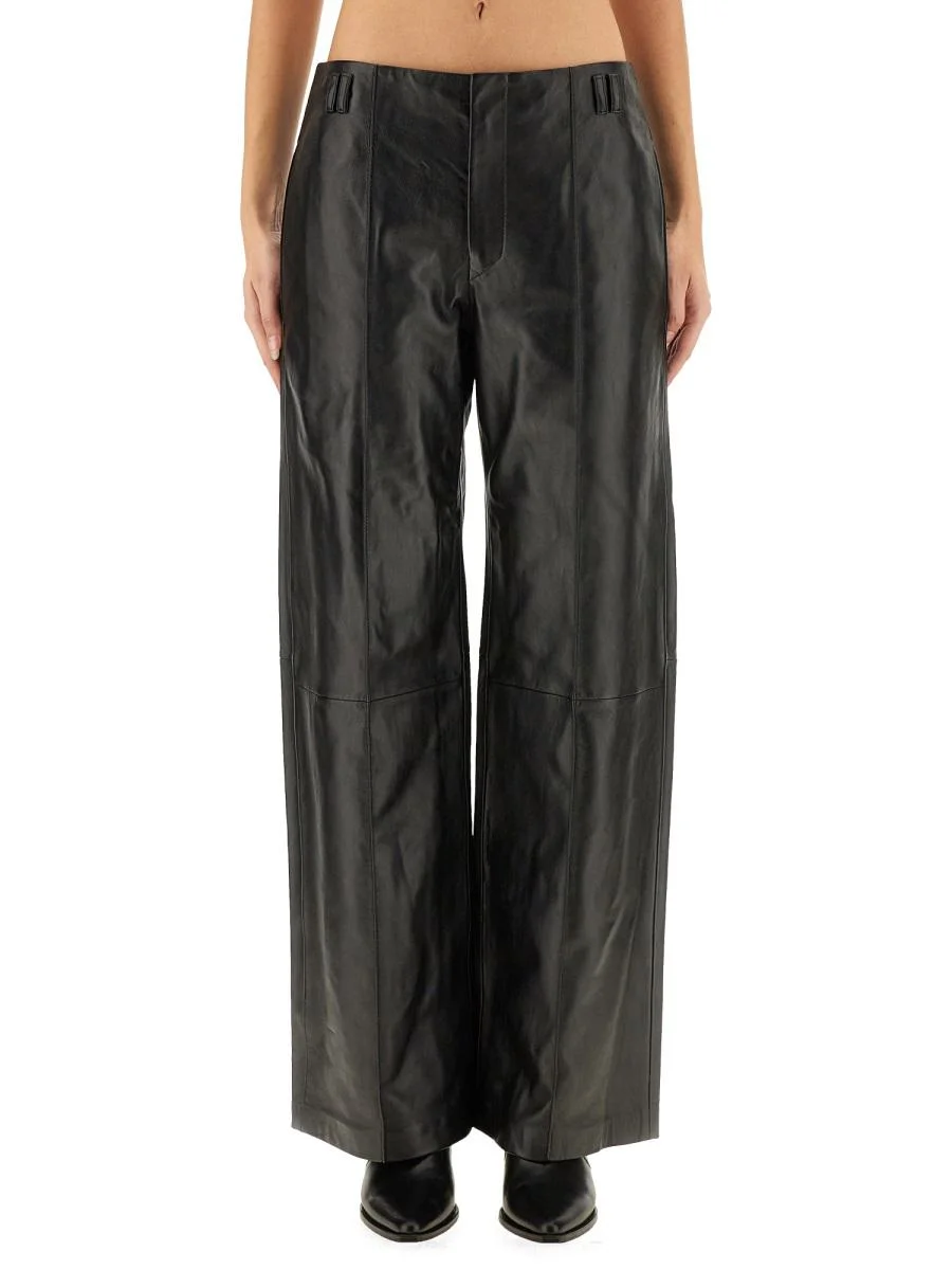 Isabel Marant Leather "Ciarra" Pants - 1