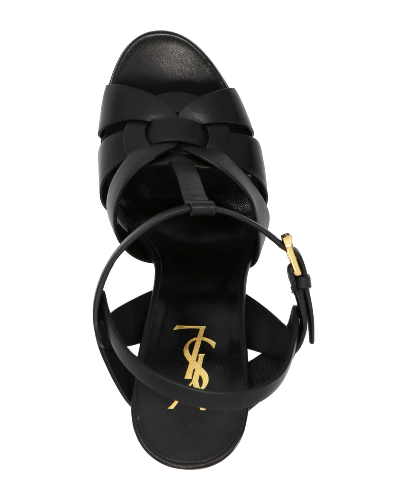 Woman's Tribute Leather Sandals With Logo - 3