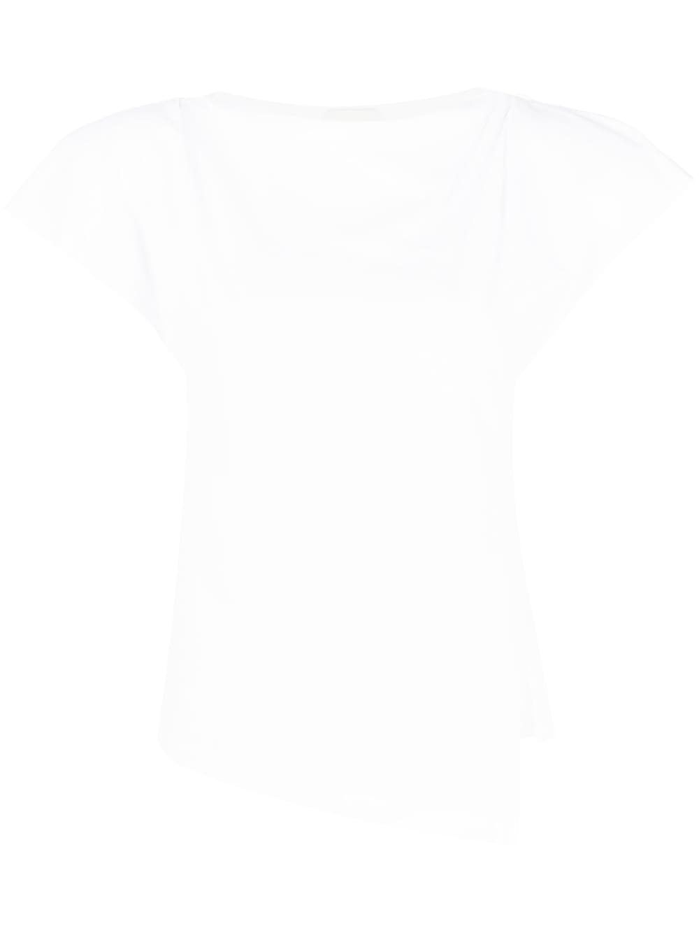 Sebani padded asymmetric T-shirt - 1