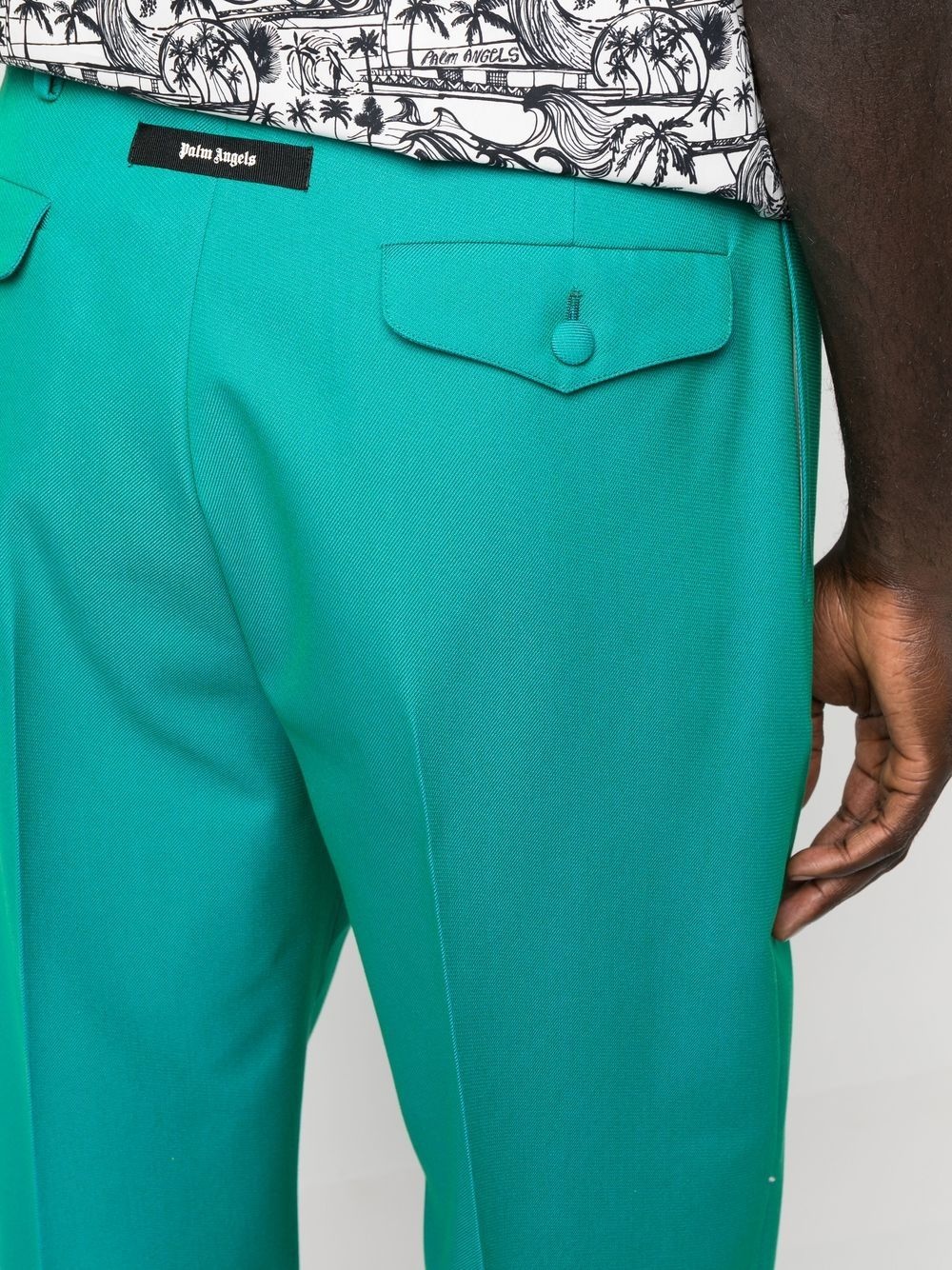 tailored cotton trousers - 5