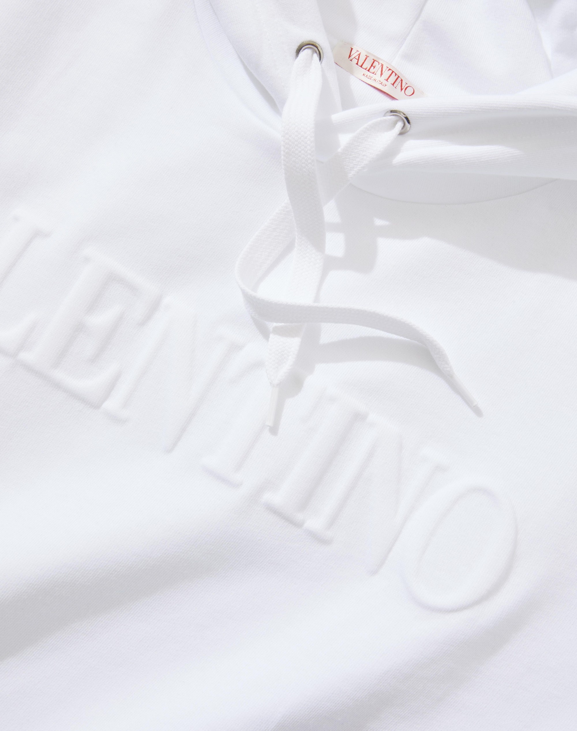 SWEATSHIRT WITH VALENTINO EMBOSSED - 2