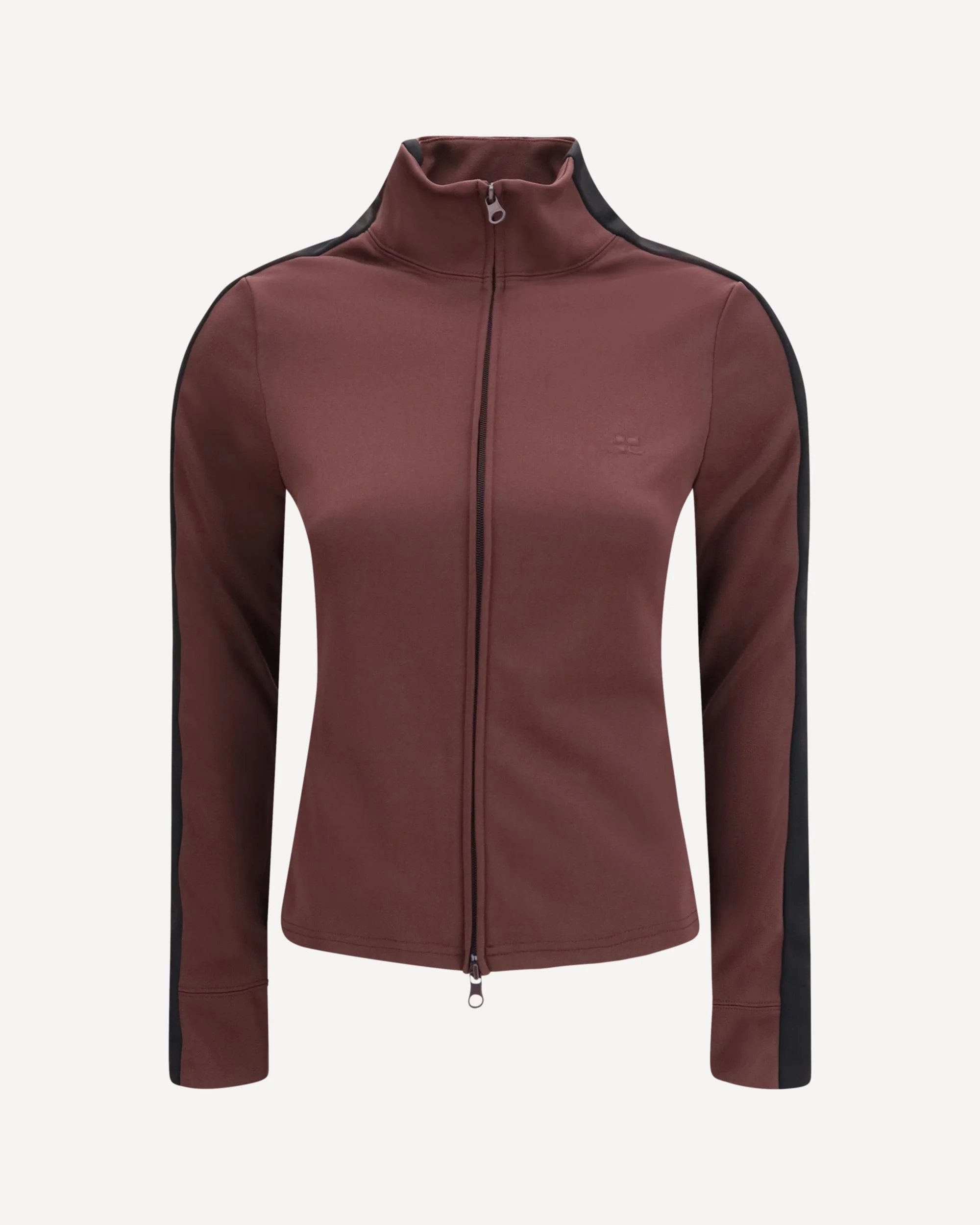 Two-tone high neck Sweatshirt - 1