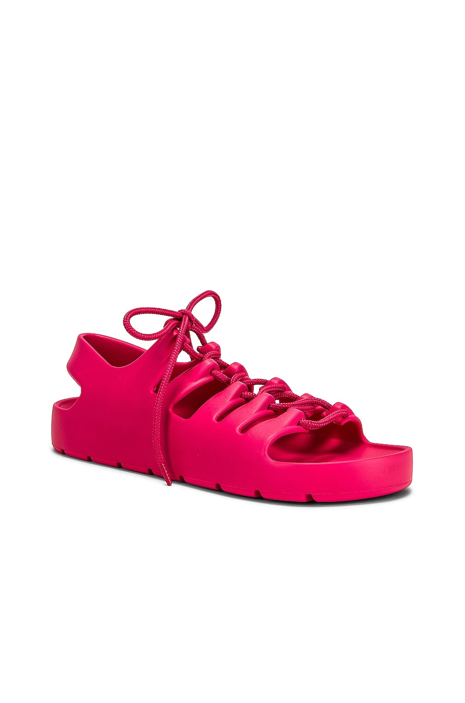 Jelly Lace Up Sandals - 2
