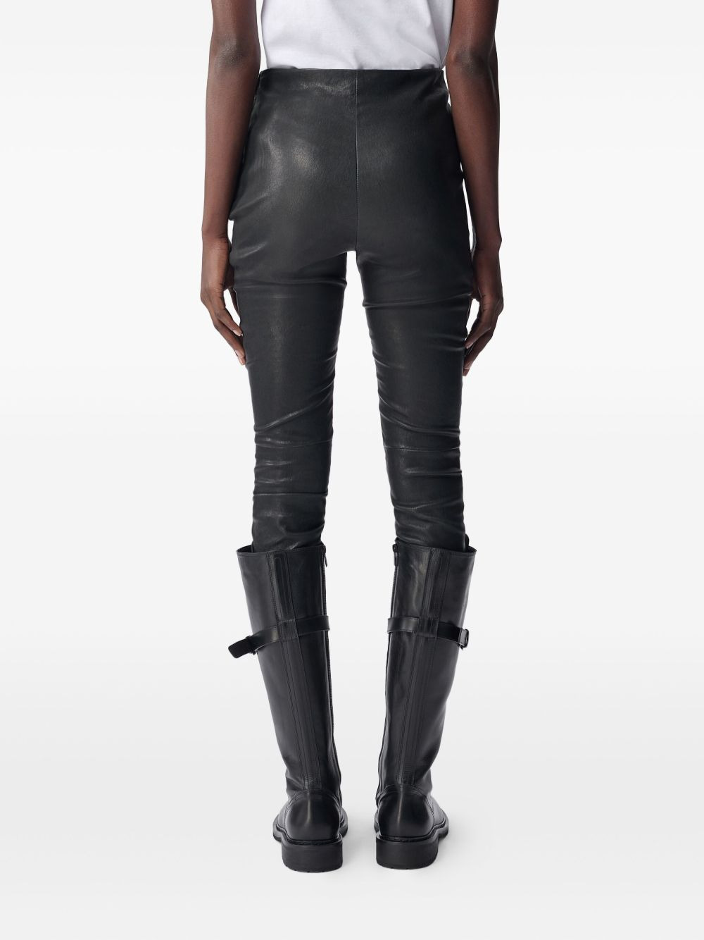 Florence leather leggings - 4