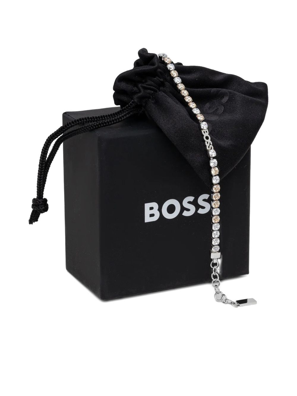 crystal-embellished tennis bracelet - 3