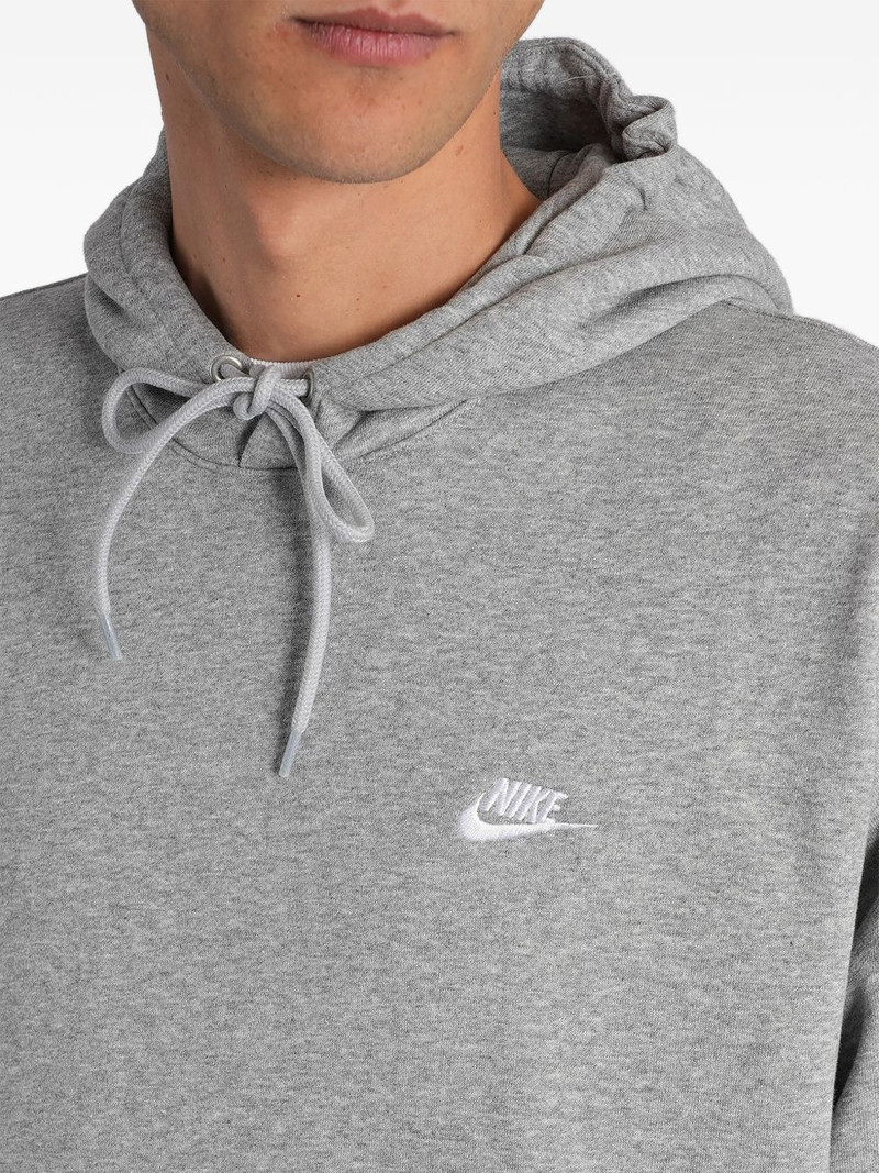 logo-embroidered hoodie 5