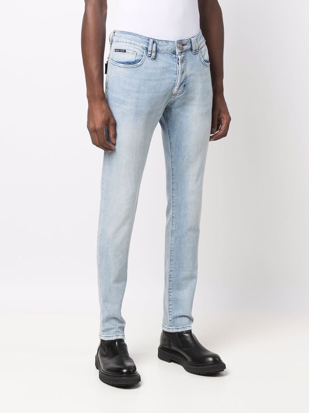 skinny-cut denim jeans - 3
