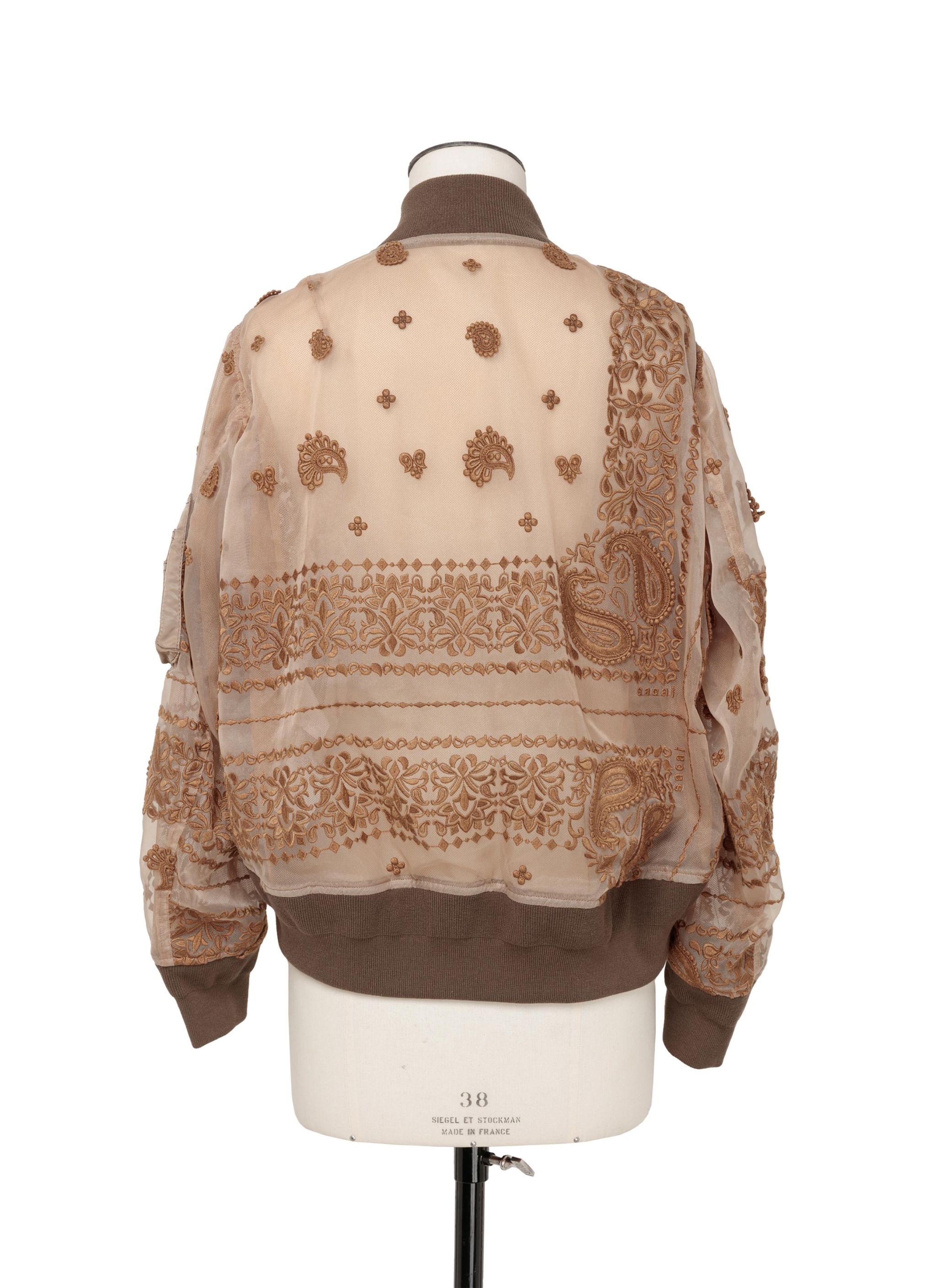 Bandana Embroidery Blouson - 3