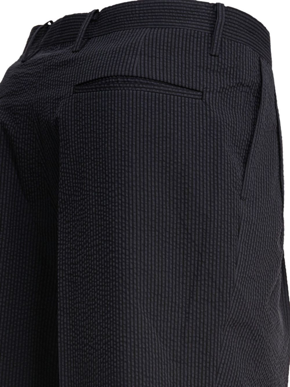 pleated pinstripe trousers - 4