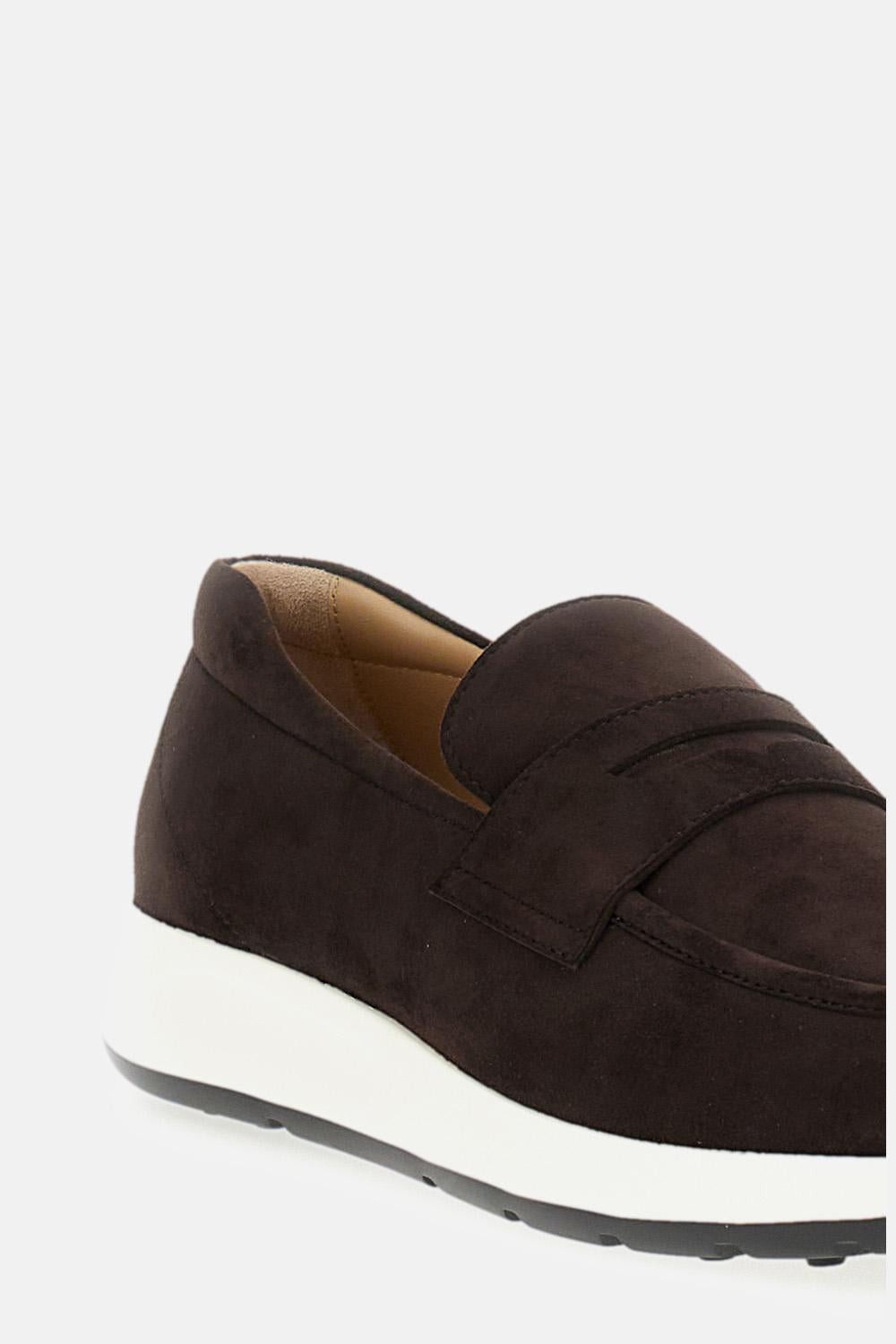 RED HOT SPORTY LOAFER IN SUEDE LEATHER - 7