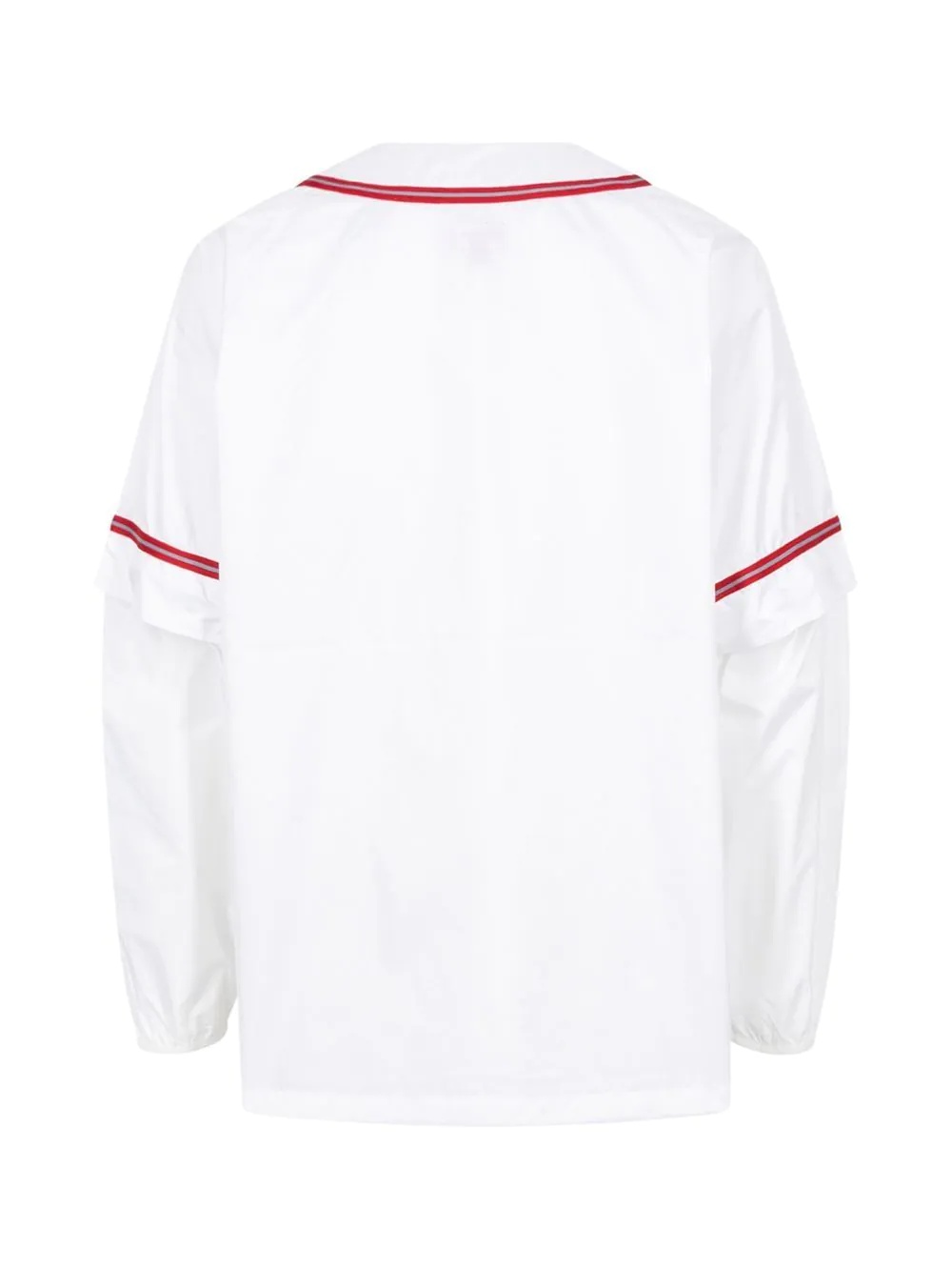 snap-off sleeve baseball top - 2