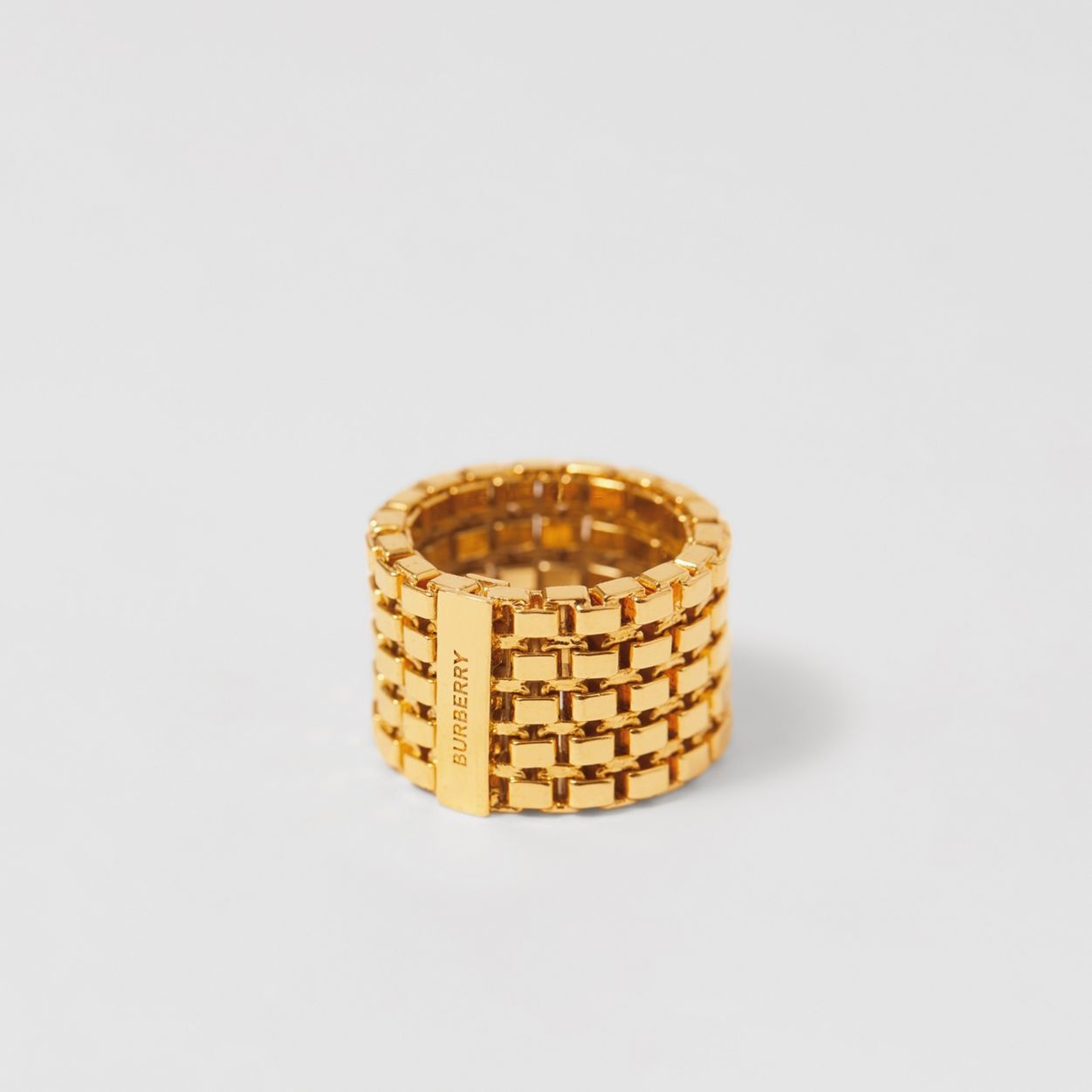 Gold-plated Chain-link Ring - 4