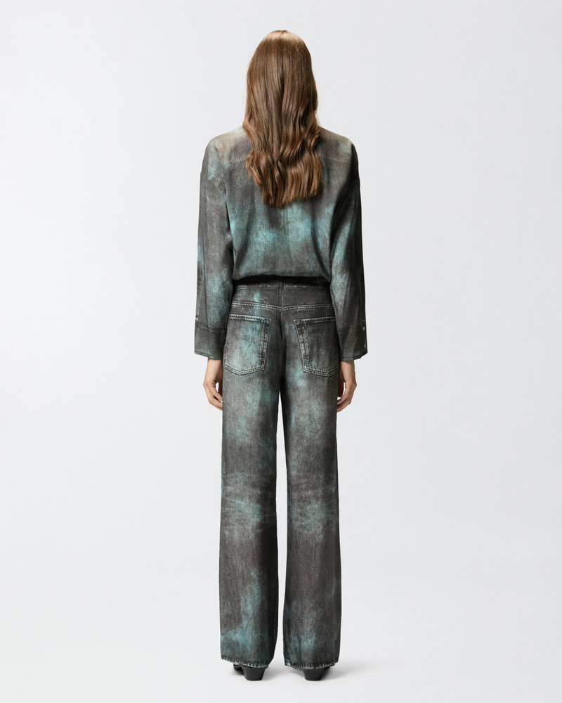 WIDE-LEG TROUSERS WITH TROMPE-L'ŒIL PRINT 4