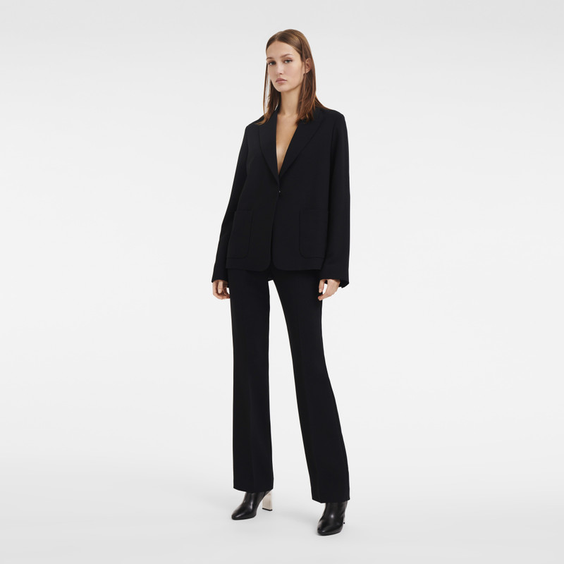 Longchamp Jacket Black - Crepe outlook