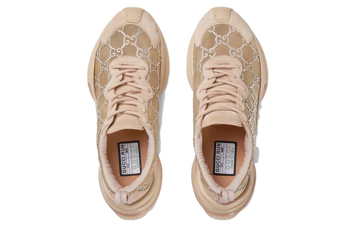 (WMNS) Gucci Run Sneakers 'Neutral' 758088-FACG4-9942 - 4