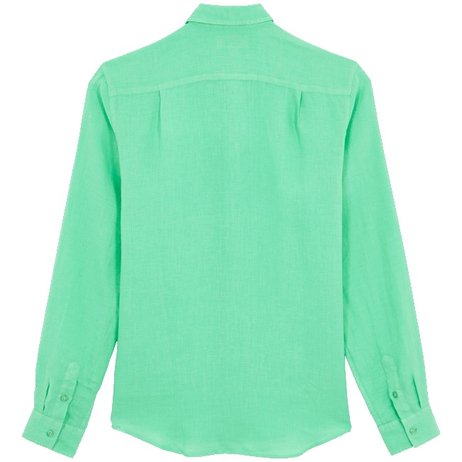 Men Linen Shirt Solid - 2