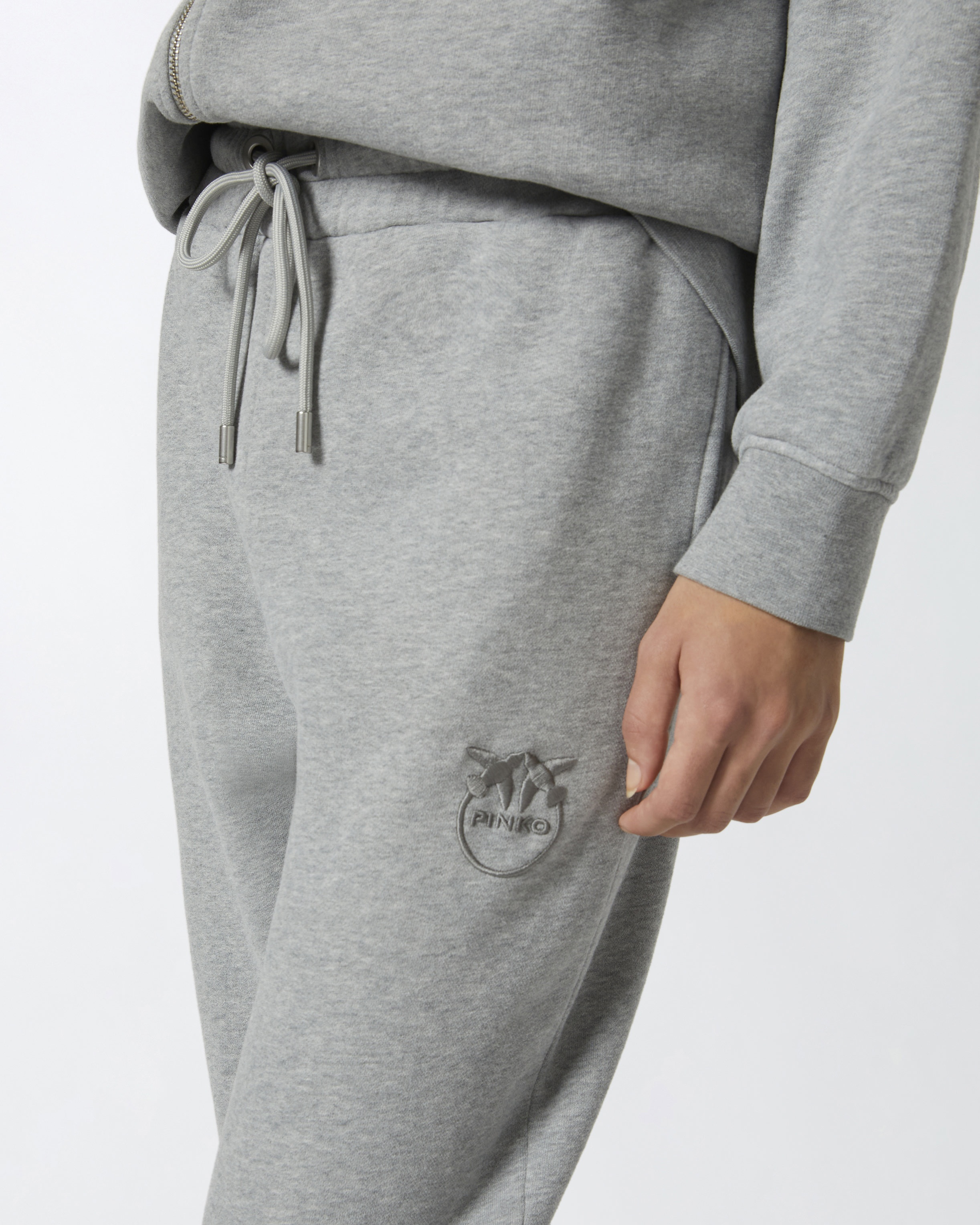 SPORTY JOGGERS WITH LOVE BIRDS EMBROIDERY - 5