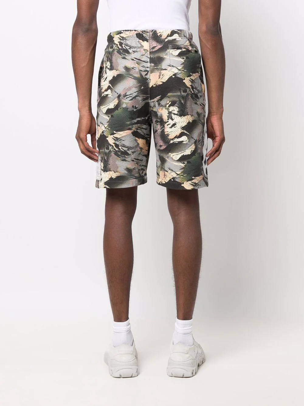 camouflage-print track shorts - 4