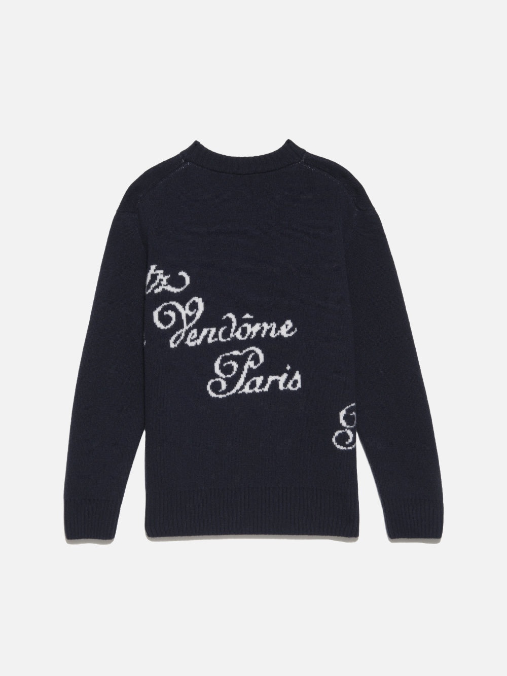 Ritz Mens Crew Sweater in Navy Multi - 2