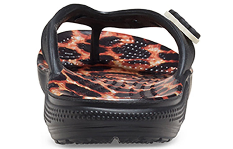 Crocs Classic animal Flip-Flops Unisex Leopard print 'Black Leopard' 207872-0CU - 6